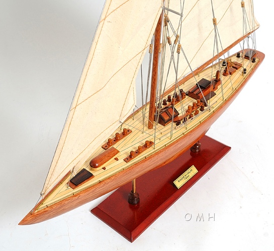 Endeavour Sm Omh Handcrafted Model Racing Boat Models Y068 From