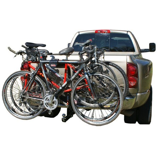 bike rack with hitch pass through
