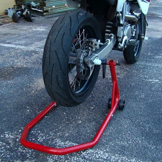 swing arm paddock stand