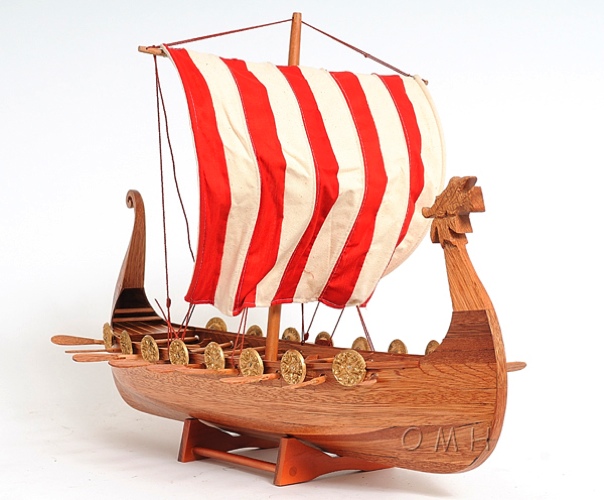 Drakkar Viking OMH Handcrafted Model, Exploration Ships, B028 From EastWave.com