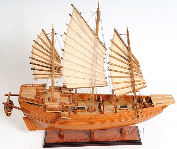 Chinese Junk OMH Handcrafted Model, Exploration Ships, B030 From