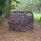 Hunting Blind Camo Ground Hay Bail