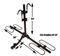 2 Bike Hitch Rack Tire Mount 