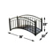Metal Garden Pond Decorative Bridge