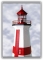 4 Foot East Quoddy Deluxe Stucco Lighthouse