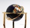 Lapis globe 330mm 3 legged high stand gold stand