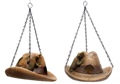 Cowboy Hat with Lizard Birdhouse