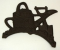 Cast Iron Watering Can Plaque