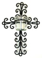 Kathy Ireland Cross Candleholder