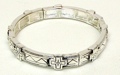 Stackable Stretch Bangle Large Cross