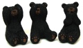 Knit Look Bears Set of 3