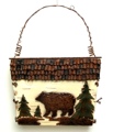 Bear Mail Basket Wall Pocket