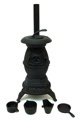 Old Mountain Cast Iron Stove Pot-Bellied