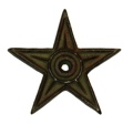Cast Iron Star - Center Hole Large Set of 6