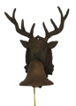 Large CAST IRON Deer Head Bell