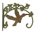 Cast Iron Hummingbird Plant Hanger 2 Sets