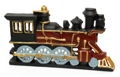 Cast Iron Painted Train Engine Doorstop