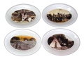 WesternWare Oval Plate Set of 4