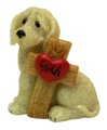 Quarry Critters Dog Faith w Cross