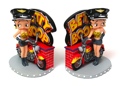 Betty Boop Biker Bookends