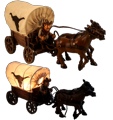 Conestoga Covered Wagon Cowboy Nightlight