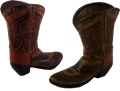 Western Cowboy Weathered Boot Bank