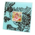 Velvet Square Frame - Blue