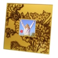 Velvet Square Frame - Gold