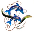 Dolphin CopperGem Wall Decor