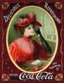 Tin Sign Coke Victorian Red Dress