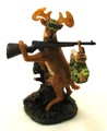 Deer Gets Hunter Figure