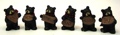 Mini Bear withSign Set of 6
