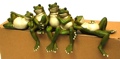 Frog Shelf Sitters