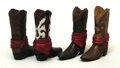 Cowboy BootSet of 4