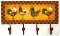 Rooster Wall Hooks