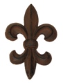 Cast Iron Fleur De Lis Wall Plaque