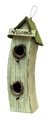 Wood Double Hole Birdhouse
