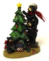 Resin Bear Family with Tree