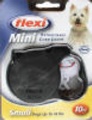 Flexi 10 Black Mini-Retract Leash For Dogs Up To 18 Lbs