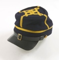 CIVIL WAR U.S. OFFICERS DELUXE BLUE KEPI WITH BRAID