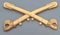 Brass Cavalry Insignia For Civil War Kepi