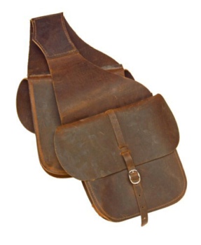 WESTERN LEATHER SADDLE BAG