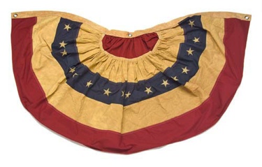 Antiqued Flag Bunting