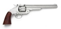 M1869 Schofield Western Pistol Nickel Finish Non Firing Replica Gun