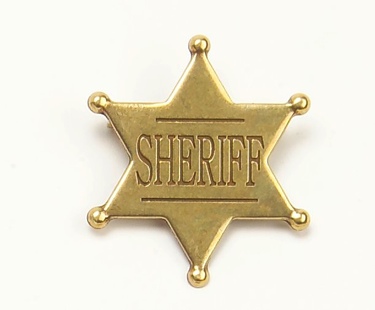Replica Sheriff Star Badge From Denix