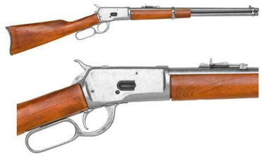 M1892 Western Lever Action Rifle Antique Finish Non Firing Replica Gun