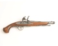 18Th Century Engraved Non Firing Flintlock Pistol