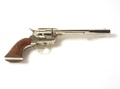 M1873 Old West Revolver Cavalry Barrel Non Firing Replica Gun Nickel Finish