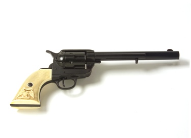 M1873 Cavalry Revolver Black Finish Non Firing Replica Gun
