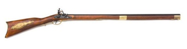 Kentucky Flintlock Rifle - 18Th Century Non Firing Replica Gun